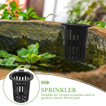 Kisangel 2Pcs Hydroponic Hanging Baskets, Small Wall Mounted Plant Nursery Pots for Healthy Root Growth Fish Tank Planter