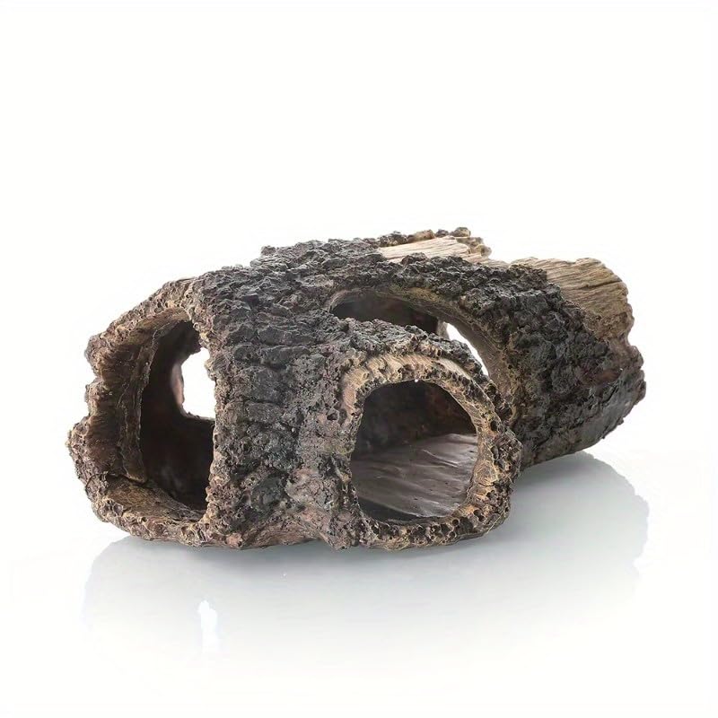 1PC Fish Tank Decoration Landscaping Aquarium Scenery Resin Crafts Decoration Wooden Barrel Wood Tree Bucket
