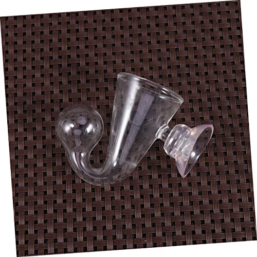 4pcs Checker Aquarium Glass Drop Checker for Monitoring Carbon Dioxide Concentration for Aquatic Plants and Fish Tanks Easy Installation Below Water - size: Size 2