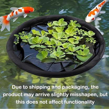 Round Pond Plant Floating Plant, Fish Pond Floating Planters 18/24/32/36in Floating Island Plant Protector Round Floating Plant Ring in Ponds and Garden Water Features Pond Decor - size: 91CM/36INCH