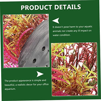 LIOOBO Realistic Fish Tank Plants Creative Artificial Plants for Aquarium Desktop Decorative Grass for Aquarium