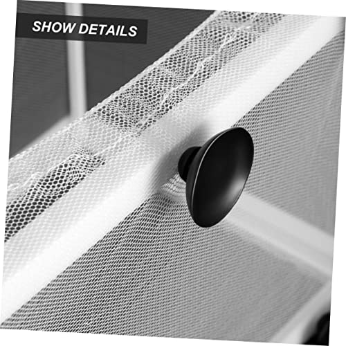 SUPVOX 2pcs Fish Net Big Aquarium Breeder Box Fish Tank Separator Suction Cup Net for