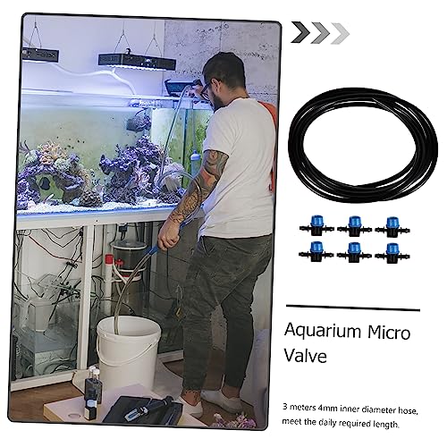 ORFOFE 1set Aquarium Water Control Hose Kit Soft Connectors Tubing for Fish Tanks Planter Boxes and Garden Systems