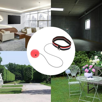 Dioche Boxing Reflex Balls with Adjustable Headband, Multi-Functional Foot Kick Target Speed Punching Pad for Speed and Hand Eye Coordination Training, Boxing