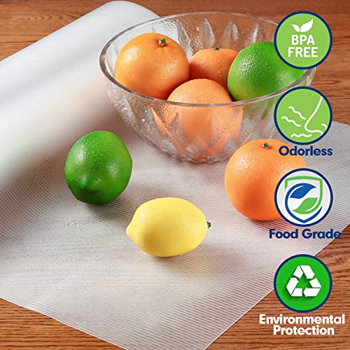 Shelf Liner, Drawer Liner, 20 Inches x 20 FT Cabinet Liner for Kitchen Cabinets Non-Adhesive Shelf Liners, Waterproof Shelf Paper with Non-Slip, Durable Liners, Clear - color: Clear, size: 20"W x 240"L