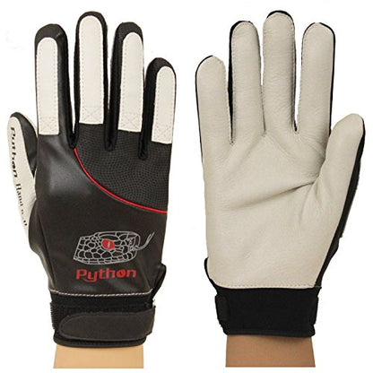 Python Deluxe Handball Glove, Small-X-Large | Pair, Unpadded, w/Strap - size: X-Large