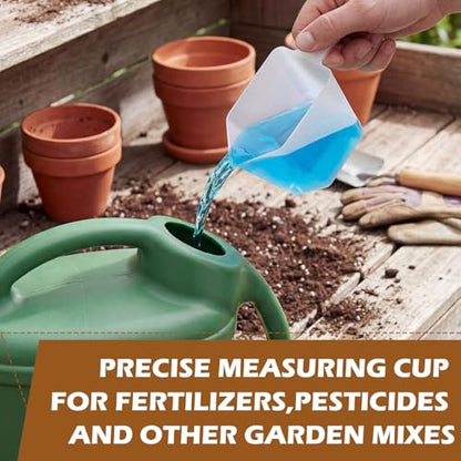 4 Pcs 4 oz Measuring Cups Plastic Measuring Scoop Small Liquid Measuring Cups with Clear Easy-Read Scale for Coffee, Protein Powder, Pet Food, Spices, Grains,Chemicals, Oil, Pool and Lawn (4)
