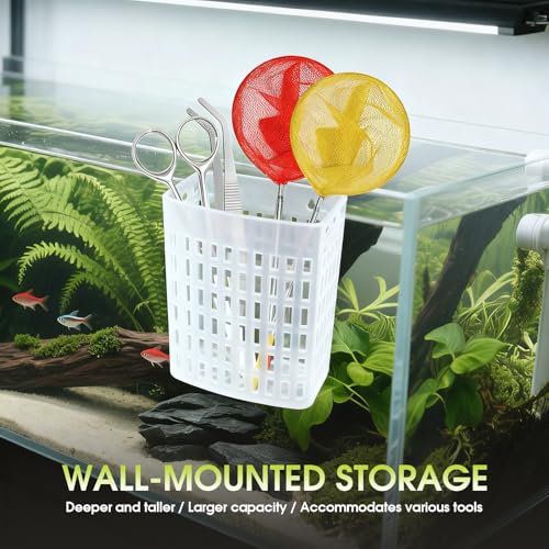 4 PCS Upgraded Aquarium Plant Holder, Adjustable Thickness Height Fish Tank Plant Holder with 4 Extension Hooks and 4 Suction Cups for Fish Tank Aquaponic Plant Cultivation (Clear)