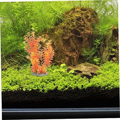 KESYOO Creative Artificial Plant Wear-Resistant Aquarium Grass for Fish Tank Decoration Realistic Desktop Tank Plant Herb