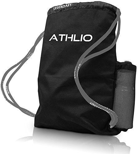 Soccerware Legendary Drawstring Gym Bag - Waterproof | For Sports & Workout Gear | XL Capacity | Heavy-Duty Sackpack Backpack