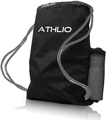 Soccerware Legendary Drawstring Gym Bag - Waterproof | For Sports & Workout Gear | XL Capacity | Heavy-Duty Sackpack Backpack