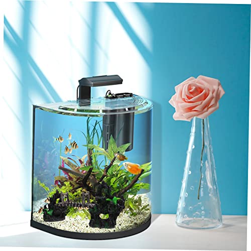 BESPORTBLE Underwater Suspension Bridge Decor for Fish Tank Resin Rockery Ornament Aquarium Landscaping Statue for Betta Fish Habitat and Aquarium Accessory