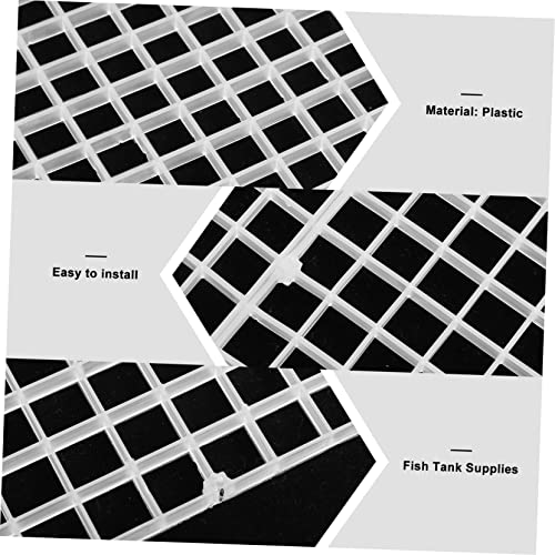Totority 10pcs Fish Tank Divider Aquarium Isolation Panel Grid Divider for Compartmentalizing Fish Tanks for Projects and Turtle Habitats