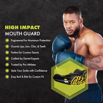 DAMAGE CONTROL High-Impact Sports Mouth Guard – Champ - color: Champ, size: Adult