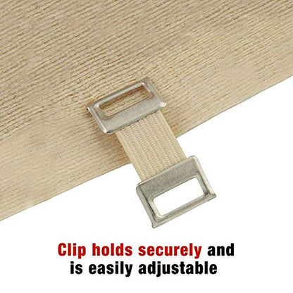 ACE 6 Inch Elastic Bandage with Clips, Beige, Great for Chest and More, 1 Count - size: 6"