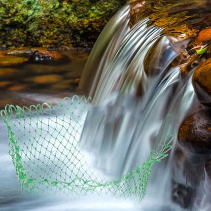 PRETYZOOM Large Fish Landing Net Replacement Head 40# Thickened Mesh Fishing Catching Net for Freshwater and Saltwater Anglers