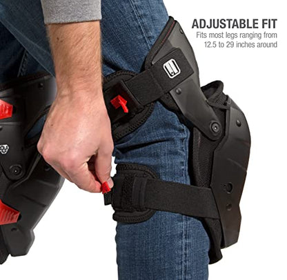 Prolock Weight-Dispersing Foam Knee Pads with Thigh Stabilization, Ideal for Flooring/Roofing, Adjustable (1 pair) - style: Foam Knee Pad PLUS