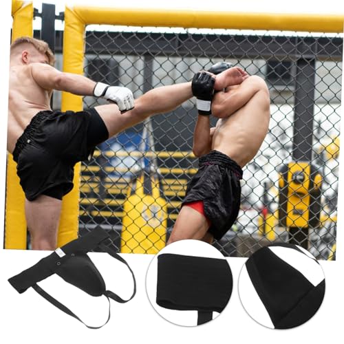 Boxing Crotch Pants Portable Crotch Protector Wear-resistant Groin Guard Wear-resistant Crotch Guard - size: 30.00X22.00X2.00CM