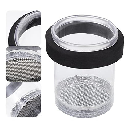 balacoo Fish Breeding Box Fish Tank Hatchery Incubator Holder Aquarium Box Round Floating Parenting Box for Shrimp Guppy Fry Clownfish A