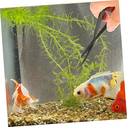 ibasenice Underwater Plant Scissor Ergonomic Aquarium Trimmer for and Convenient Tool for Cleaning Substrate and Gravel Fish Tanks