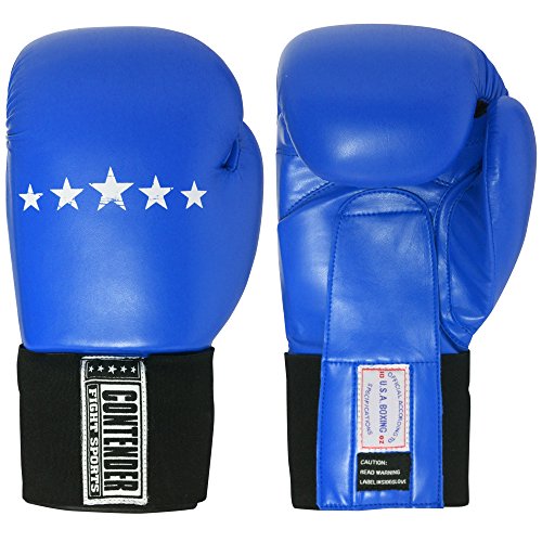 Contender Fight Sports Amateur Competition Gloves - color: Blue, size: 12-Ounce