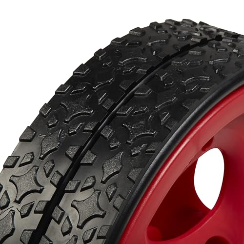 Reebok Ab Roller Wheel, Dual Non-Skid Wheels (Red)