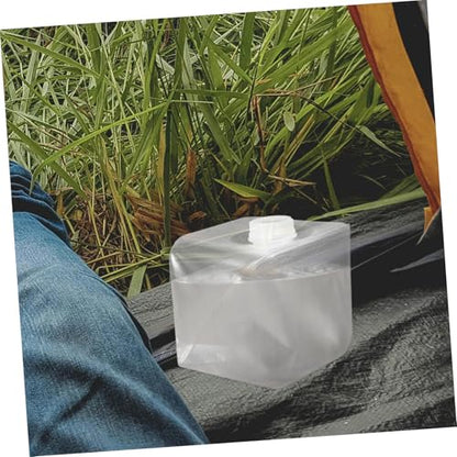 Toddmomy Collapsible Water Storage Tank Lid Flexible Plastic Water Container for Camping Outdoor Adventures and Emergency Supply Folding Bucket