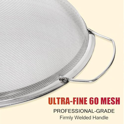 Fine Mesh Paint Strainer 60 Mesh Stainless Steel Paint Filter Emulsion Honey Funnel Filter Cover Fits 5 Gallon Paint Bucket Filter Tool Insert Strains (1 pc)