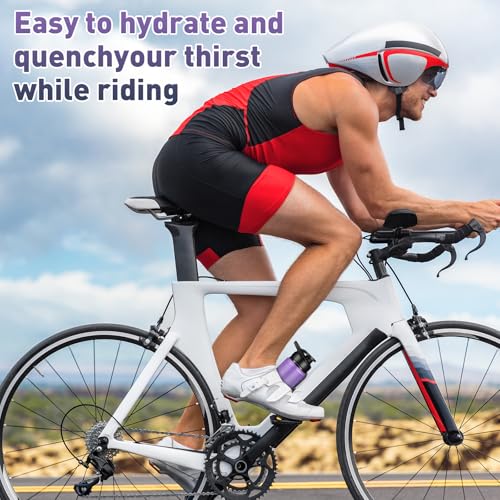 Mimorou Aluminum Water Bottles Bulk 17oz - color: Dark Blue，purple