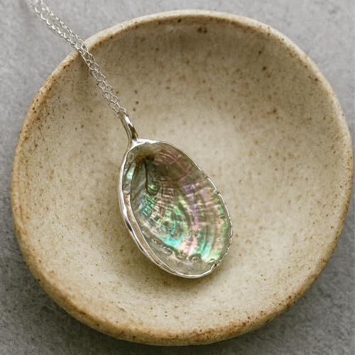 Small Farmed Abalone Paua Shells- Blue (Medium)
