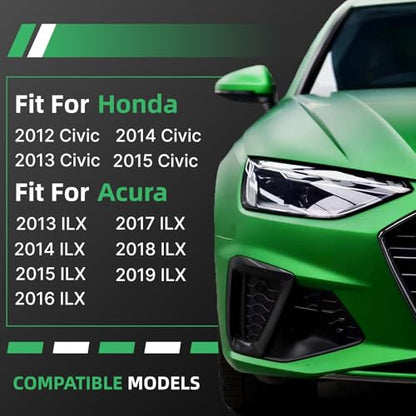 4Pc Front Rear Stabilizer Sway Bar End Link for Honda 2012 2013 2014 2015 Civic, Compatible With Acura 2013 2014 2015 2016 2017 2018 2019 ILX K750604 K750605 K750125 K750126 - size: K750604&K750125-4PC