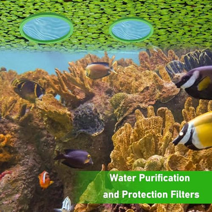 10Pcs Aquarium Floating Plant Rings and Fish Feeding Rings,Aquarium Floating Plant Corral,Floating Plant Rings Keep Your Plants in Place,Can Be Used to Framed and Frameless Aquariums (Green)