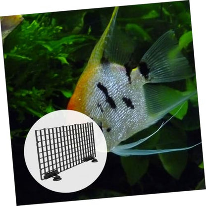 1set Fish Tank Divider Grid Sturdy Plastic Aquarium Isolation Board Filtration Grid for Easy Installation and Waste Filtration Compatible Various Tank