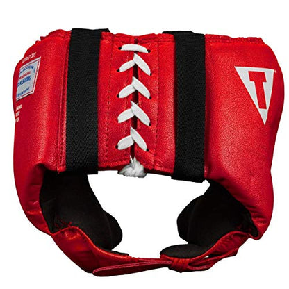 TITLE Boxing Classic USA Competition Headgear - Protective Gear for Sparring and Martial Arts, USA Boxing Approved - color: Red, size: Medium