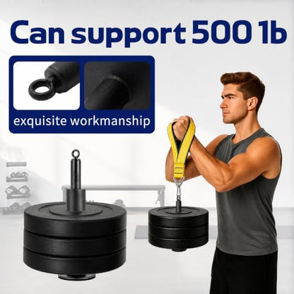 Arm Wrestling Training Strap, Hand Grip Forearm Strengthener - color: Yellow-loading pin&strap