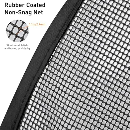 Floating Fish Basket for 5 Gallons Buckets, Foldable Fishing Basket Bait Net for Live Caught, Rubber Coated Mesh Fish Holder for Kayak Fishing Live Well Baitfish Minnow Bucket