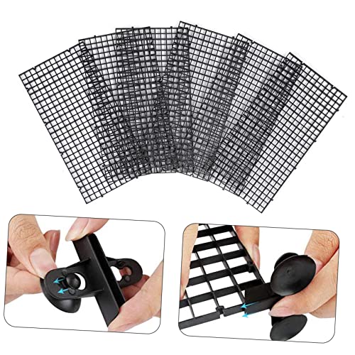 Levemolo 2sets Aquarium Divider Set Divider Tray for Fish Tank Separation Includes Panels Cups for Breeding and Isolation