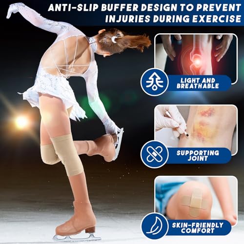 Shappy 2 Pair Knee Pads for Dancing Figure Skating - size: Medium