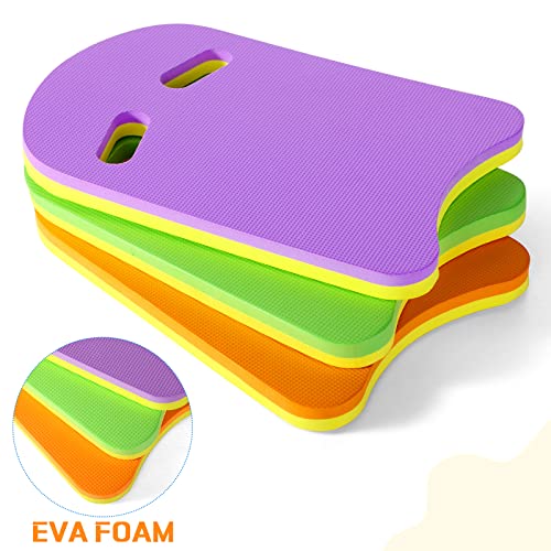 Kickboard Swimming Training Kick Board U Design Summer Aid Float Equipment EVA Foam with Integrated Hole Handle for Water Pool Accessories - color: Orange, Green, Purple
