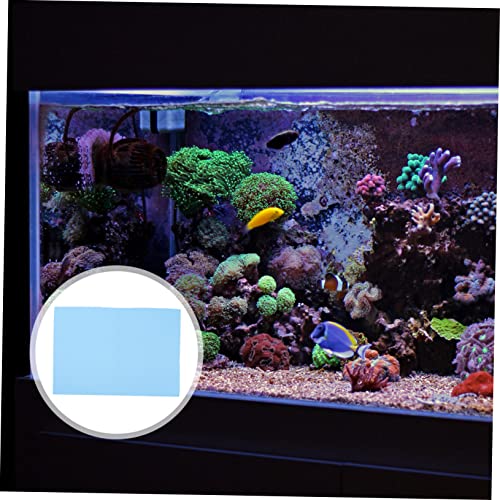 Aquarium Bottom Mat Thick Shockproof Pad for Fish Tanks Non- Water Absorption Base Wear-Resistant Design Easy to Cut for - color: Blue