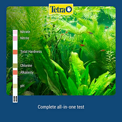 Tetra EasyStrips 6-In-1 aquarium Test Strips, Water Testing (19542) - size: 25-Strip