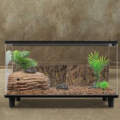 SUPVOX 3D Aquarium Background Board Reptile Tank Decor Imitation Bark Waterproof Corrosion-Resistant Terrarium Backdrop Suitable for Fish Tanks and Reptile Enclosures