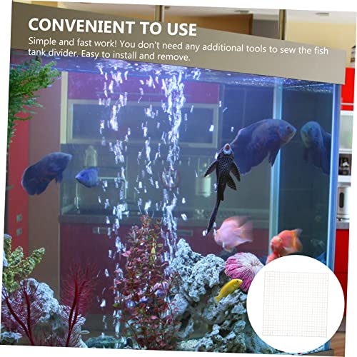 Toddmomy 6Pcs Fish Tank Divider Isolation Board Mesh Divider for Aquarium Fish Separation for Breeding and Isolation Reliable Pe Material