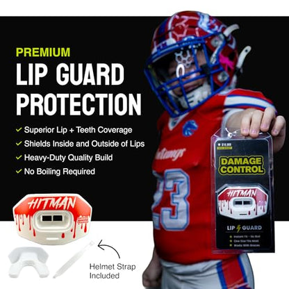 DAMAGE CONTROL Youth Football Mouth Guard – Hitman - color: Hitman