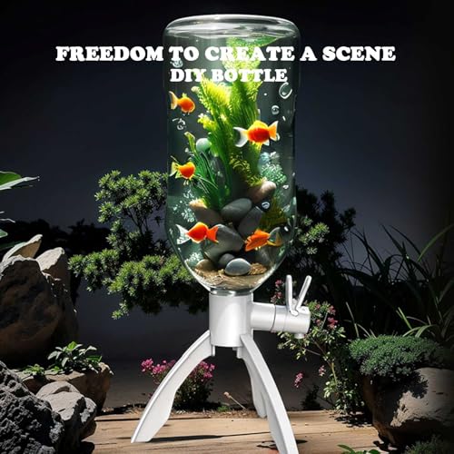 Water Bottle Stand, Portable Inverted Bottled Water Dispenser Holder Mineral Water Bucket Rack with Water Spout, for Camping, Hiking and Picnic