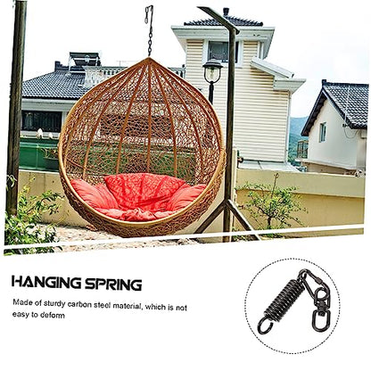 1 Set Heavy Duty Swing Spring Set of Metal Hammock Springs for Outdoor and Indoor Use for Swing Chairs Hammocks and Sandbags