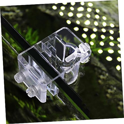 Kisangel Acrylic Fish Tank Water Holder Clamp Fixed Clip for Aquarium Hose Tube