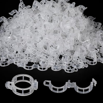 200PCS Plant Support Clips, Tomato Clips, Garden Clips, Trellis Clips, Vine Clips for Climbing Plants to Prevent Tomatoes from Pinching or Falling Off - color: White 200Pcs