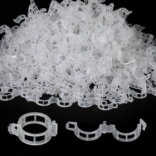 200PCS Plant Support Clips, Tomato Clips, Garden Clips, Trellis Clips, Vine Clips for Climbing Plants to Prevent Tomatoes from Pinching or Falling Off - color: White 200Pcs