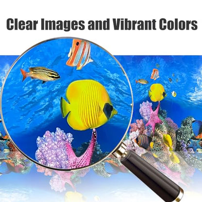 Aquarium Background Poster Water Plants 3D Coral Fish Tank Background Picture Double Sides Fish Tank Stickers 10 20 Gallon Tank 16"x 33"